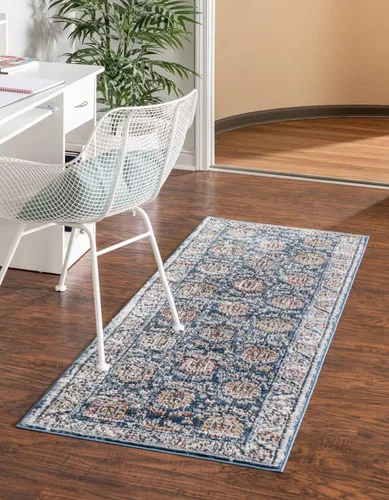 Vista 22 de Unique Loom Colección Nyla - Alfombra de área - Princesa (2 pies x 3 pies 1 pulgada, rectangular, rosa salmón/marrón)