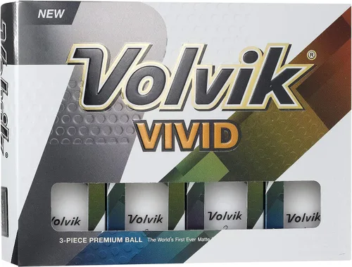 Vista 6 de Volvik Pelotas de golf de colores con acabado mate vívido (una docena)