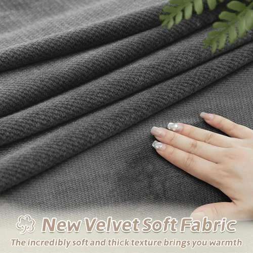 Vista 56 de Arfntevss Fundas de sofá seccional reclinable de terciopelo, Funda de sofá seccional de esquina para sofá reclinable, Funda elástica suave