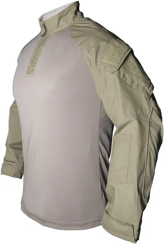Vista 7 de Vertx - Camisa de manga larga con cremallera para hombre, camiseta táctica de trabajo con bolsillos, tela Ripstop, equipo de supervivencia EDC