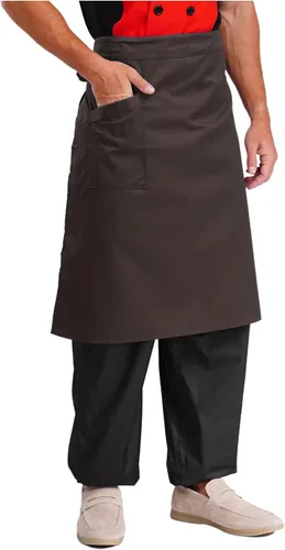 Vista 3 de iiniim Delantales de cocina para mujeres y hombres, pintura de limpieza, barbacoa, chef, con cordones, delantal de cocina profesional con bolsillo