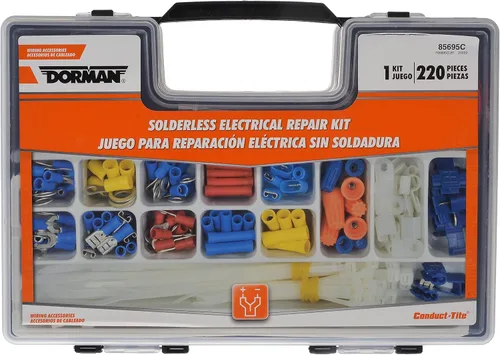 Vista 3 de Dorman 85695C Kit de reparación de terminales de 208 piezas con estuche