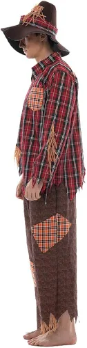 Vista 5 de EraSpooky Disfraz de espantapájaros de Halloween para hombre