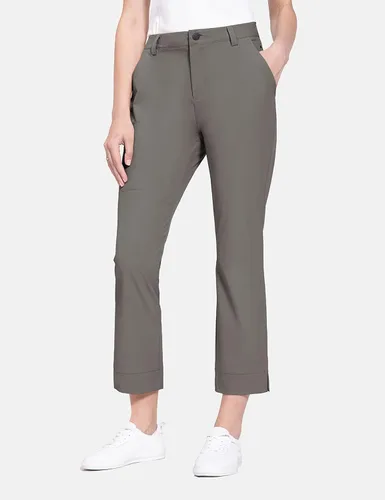 Vista 2 de BALEAF Pantalones de golf para mujer elásticos ligeros de secado rápido resistentes al agua con bolsillo con cremallera