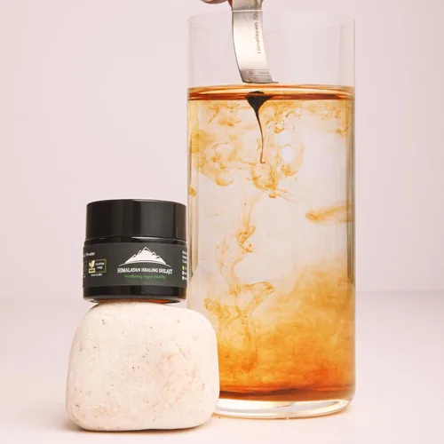 Vista 3 de Shilajit Resina Shilajit orgánica pura del Himalaya Resina Shilajit natural 100% Shilajit 85+ minerales traza para concentración, energía e