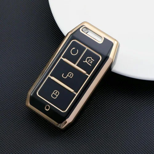 Vista 12 de Funda de TPU para llave de coche, para BYD Tang EV600 Han EV Yuan Plus ATTO 3 Song Plus Pro MAX DMI MAX Qin, BlackA