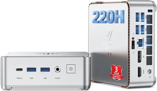 Vista 8 de KAMRUI GK3Plus Mini PC Alder Lake N95(hasta 3.4GHz) 16GB RAM 1TB M.2 SSD