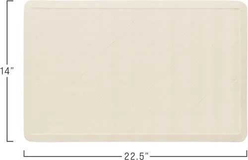 Vista 8 de Rubbermaid Commercial 1982724 tapete para baño Safti-Grip, tamaño medio, blanco