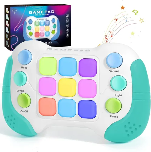 Vista 10 de AOTIBO Manejo de juguetes de juguete rápido, juego de mano intermitente para niños, adolescentes y adultos, juego electrónico de cerebro y memoria