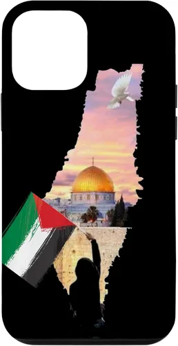 Vista 16 de Boy Hold Palestine Map Flag Jerusalem's City Palestinians Case for iPhone 17