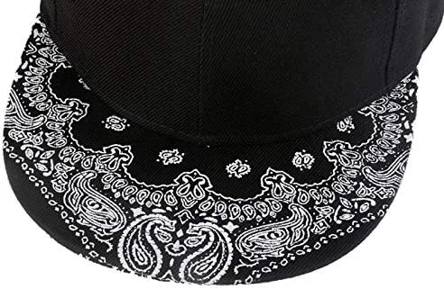 Vista 3 de CNUSER Snapback Hats for Men Women,Fashion Baseball Cap,Hip Hop Flat Bill Brim Adjustable Dad Hats