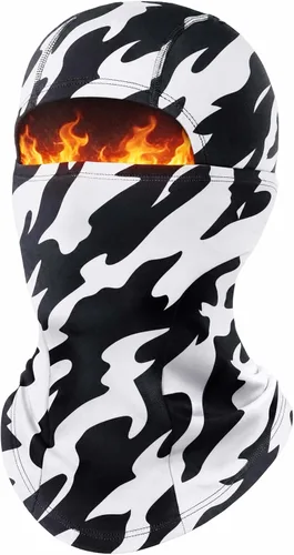 Vista 34 de Fuinloth Pasamontañas de Esquí Balaclava Pro, Pasamontañas a Prueba de Viento Térmico para Climas Fríos, Motocicleta para Hombres/Mujeres