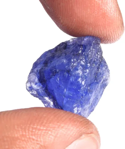 Vista 2 de Gemhub - Piedra de zafiro azul rugoso 1520 quilates para joyería DP-788