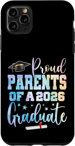 Vista 13 de Proud Parents of A Class of 2026 Graduate Graduation Case for iPhone 16