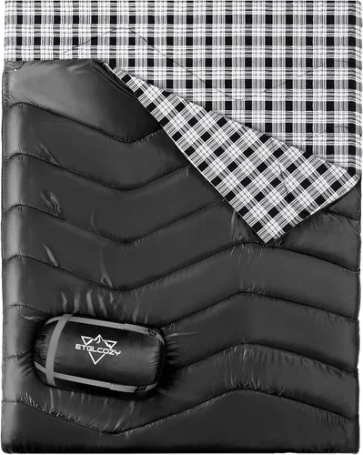 Vista 8 de XL Queen Size Double Sleeping Bag for 2 Adults Camping