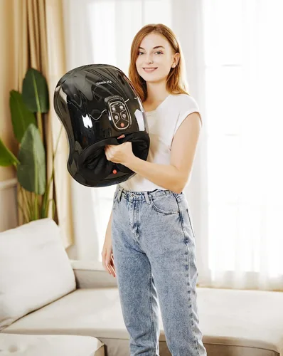 Vista 3 de FIT KING Masajeador de Pies Shiatsu con Calor, Máquina de Amasado Profundo, Masajeador de Reflexología Podal para Relajación de Pies y Alivio