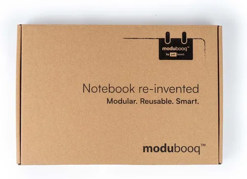 Vista 8 de MODUBOOQ organizer, apricot - Modular Reusable Smart Notebook A5 - Notebook with Tabs & Discbound System - 40 modular pages with duratech3