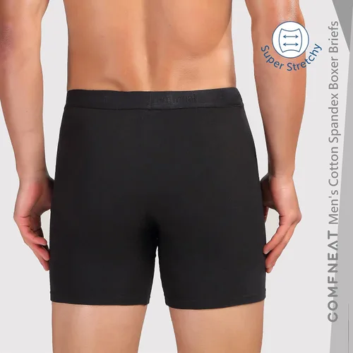 Vista 3 de Comfclean - Calzoncillos para hombre, 5 o 7 unidades, algodón y elastano, sin etiquetas, cómodos, suaves, elásticos