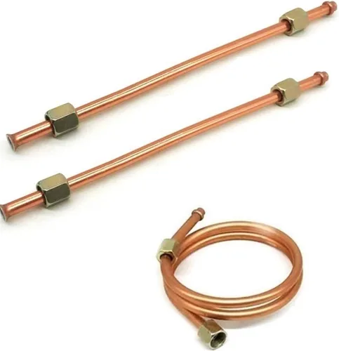Vista 7 de Tubo de escape de compresor de aire de 1.77 pulgadas de repuesto para bomba de aceite, longitud flexible y resistente para reparación de accesorios