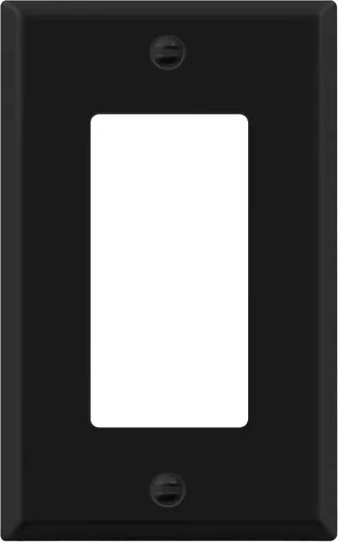Vista 19 de ENERLITES Placa decorativa de pared metálica para interruptor o tomacorriente, acero inoxidable 201, tapa de tomacorriente, resistente a