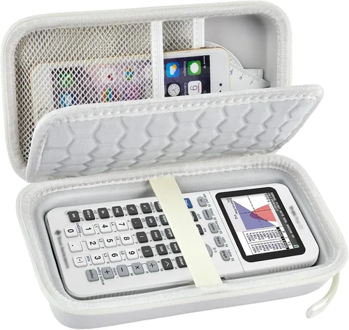 Vista 16 de PAIYULE Estuche rígido para calculadora TI-84 Plus CE/Evo/TI-30XS/TI-Nspire Negro para TI-84
