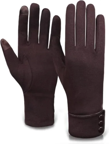 Vista 8 de Tomily - Guantes de forro polar para mujer con pantalla táctil