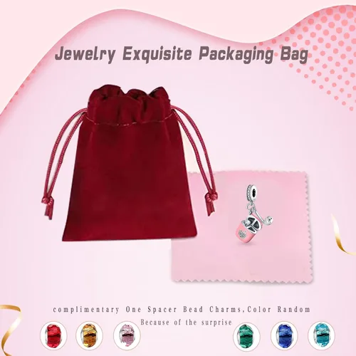 Vista 117 de LNQOBU Happy Life - Colgante para pulseras de abalorios, plata de ley 925 para mujer (con un espaciador de cuentas)