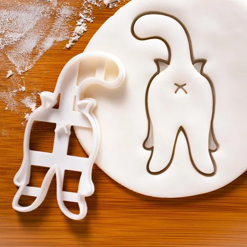 Vista 2 de Kitty Butt cortador de galletas, 1 pieza - Bakerlogy