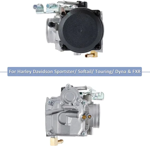 Vista 7 de Carburador CV40 para Harley Davidson HD Sportster XL883 XL1200/Softail/Touring/Dyna & FXR/Road King Carb 27421-99 27490-04 27465-04