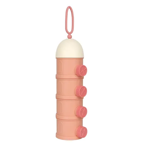Vista 14 de Dispensador de fórmula Accmor para llevar, contenedor apilable de 4 capas para llevar, contenedor portátil antiderrame de leche en polvo