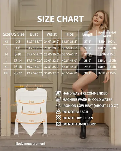 Vista 5 de MANGOPOP - Body de manga corta con cuello cuadrado para mujer