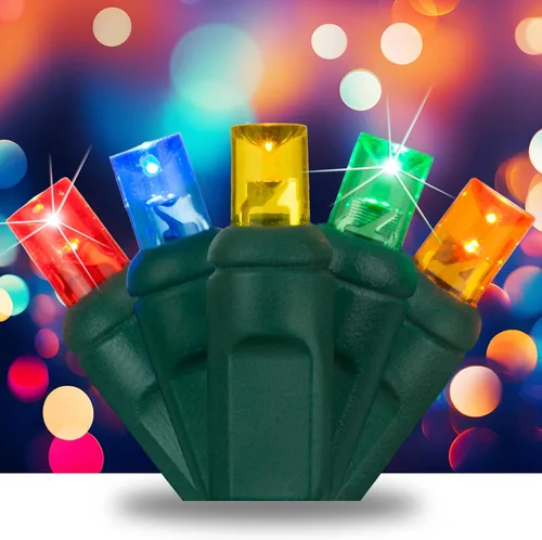 Vista 9 de SoftTwinkle Luces de Navidad de Centelleo Lento, Luces de Cadena de Centelleo Suave Luces de Navidad Pulsantes (50 Luces, 17 Pies, Blanco Cálido)