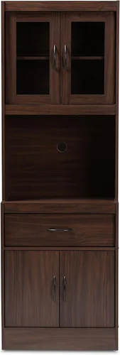 Vista 5 de Baxton Studio Mueble de cocina, marrón nogal
