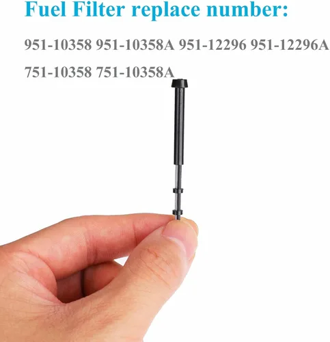 Vista 4 de Paquete de 3 Filtros de Aire 951-15245 con Filtro de Combustible 951-12296 Compatible con Cortacésped Cub Cadet Motor 159cc 196cc para Filtro
