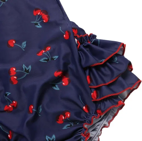 Vista 5 de Trajes de baño con diseño de cereza para bebé niña de 0 a 4 años