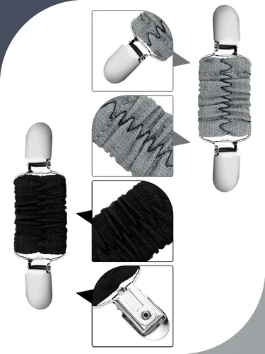 Vista 5 de 4 clips de vestir para vestidos, clip tensor para ajustar la espalda, clips de suéter para cárdigans, clips para mujer