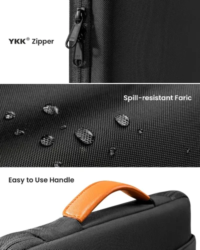 Vista 9 de tomtoc Funda protectora 360 para MacBook Pro M5/M4/M3/M2/M1 Pro/Max A3426 A3427 A3434 A3112 A3401 A3185, resistente al agua, compatible con iPad