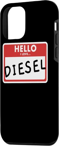 Vista 2 de iPhone 12 mini Hello I Love Diesel Diesel Diesel Roll Carbón Power 4X4 Camiones caso