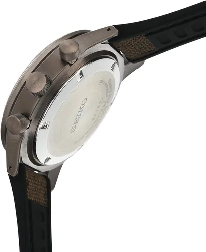 Vista 3 de Seiko SSB371P1 - Reloj cronógrafo para hombre con correa de lona