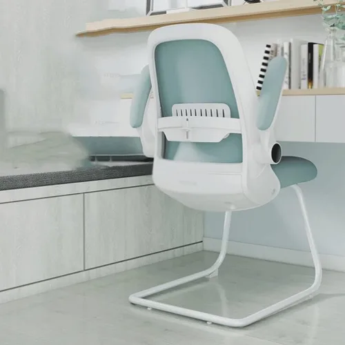 Vista 3 de Sillas de escritorio de oficina, silla de oficina ergonómica cómoda silla de escritorio con reposabrazos giratorio ajustable silla de computadora