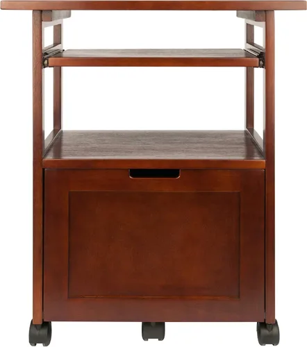 Vista 2 de Winsome Wood carro/soporte para impresora con espacio para teclado