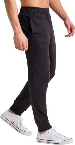 Vista 4 de Hanes Originals - Pantalones deportivos de algodón con bolsillos para hombre