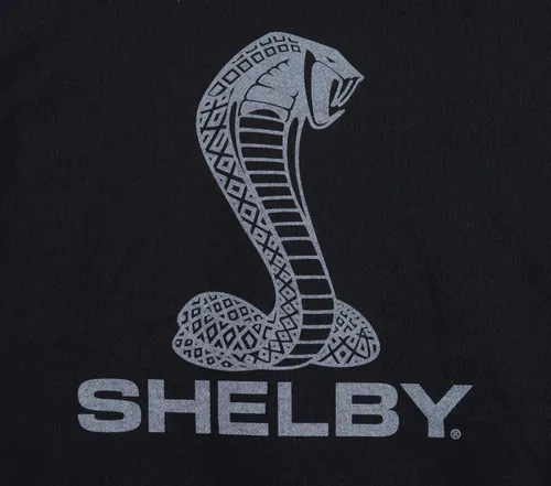 Vista 2 de Shelby American Cobra Super Snake Logo Hoody - Negro