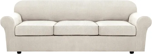 Vista 81 de H.VERSAILTEX Fundas de Sofá Elásticas para Cojines Fundas de Sofá para Muebles de Sala Fundas Protectoras