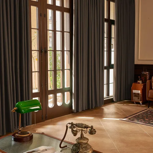 Vista 26 de HUTO Cortinas Plisadas de Pinzas Opacas con Aislamiento Térmico para Oscurecer la Habitación, Panel de Tratamiento de Ventana para Sala de Estar