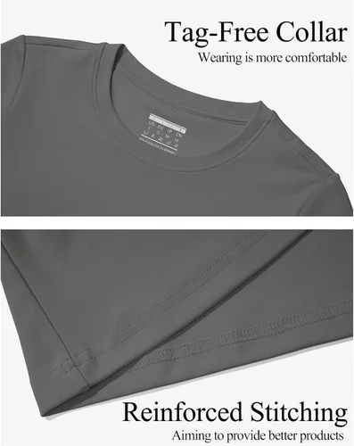 Vista 6 de MAGCOMSEN Camisas de manga larga UPF 50+ para mujer, protección solar SPF Ateltic, camisetas de secado rápido