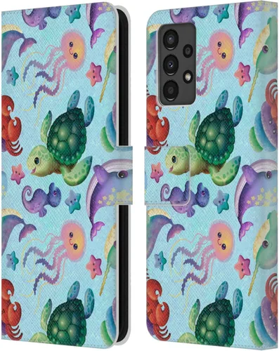 Vista 70 de Head Case Designs Officially Licensed Carla Morrow Colorful Space Dice Patterns Leather Wallet Case Compatible with Samsung Galaxy A07 4G