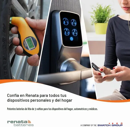 Vista 6 de Renata CR2016 Botón de moneda de celda con batería de litio 3V Tag Watch Key x1 Hecho en Suiza