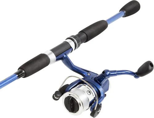 Vista 3 de Fiberglass Fishing Rod and Spinning Reel Combo - Swarm Series Collapsible Fishing Gear for Catching Bass, Trout, Catfish, and More by Wakeman