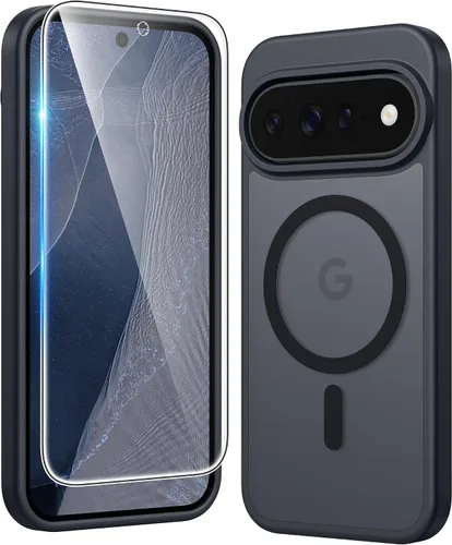 Vista 386 de FNTCASE Funda magnética para iPhone 12, grado militar, protección contra caídas, antiamarilleamiento, duradera, resistente y parachoques a prueba